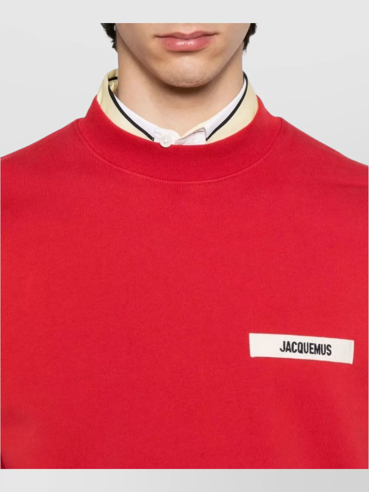Jacquemus Ribbed Cuffs Crewneck Sweater