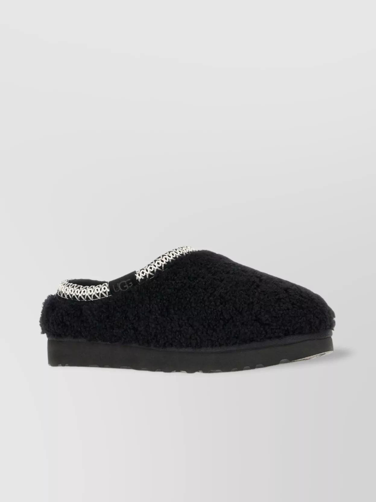 Ugg Maxi Curly Fabric Tasman Slippers