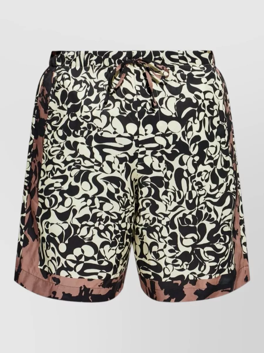 Dries Van Noten Printed swim shorts