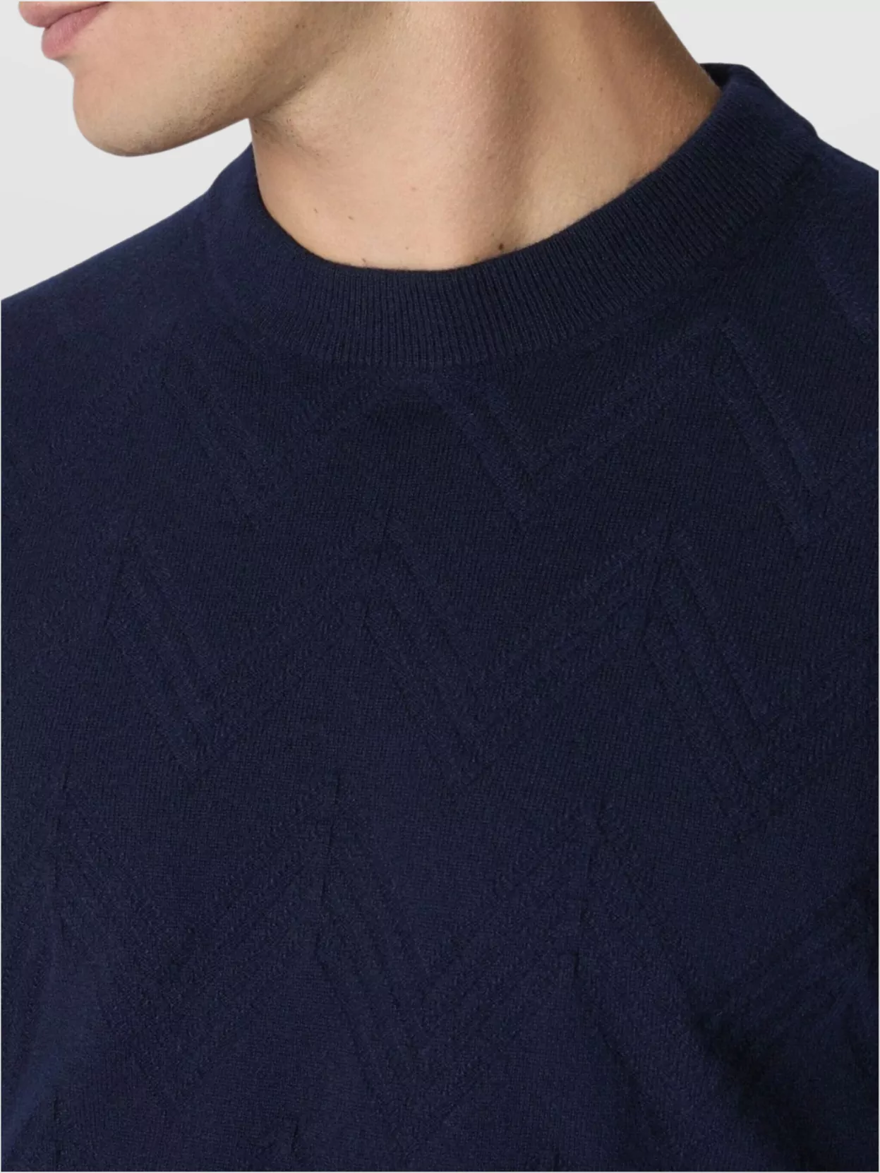 Missoni Ribbed Crew Neck Sweater With Long Sleeves