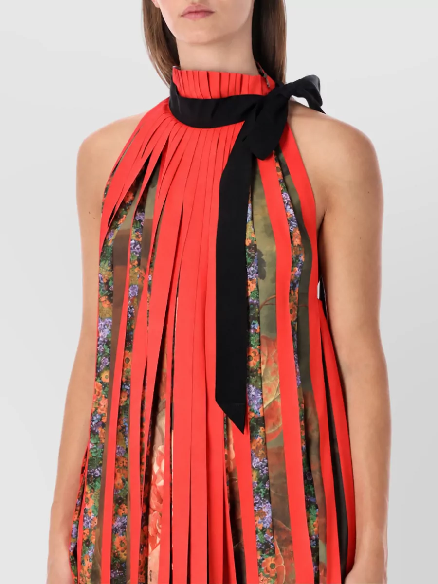 Dries Van Noten Pleated Midi Dress
