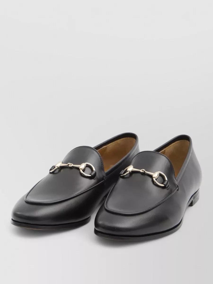 Gucci Jordaan Loafers Horsebit Detail Leather