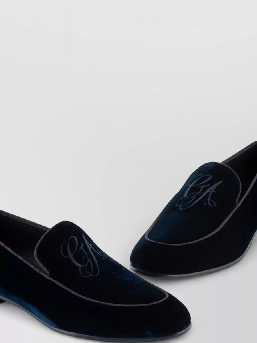 Giorgio Armani Velvet Loafers