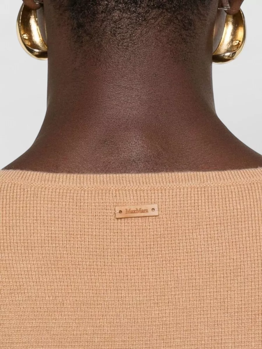Max Mara Cashmere Wool V-Neck Long-Sleeve Jumper