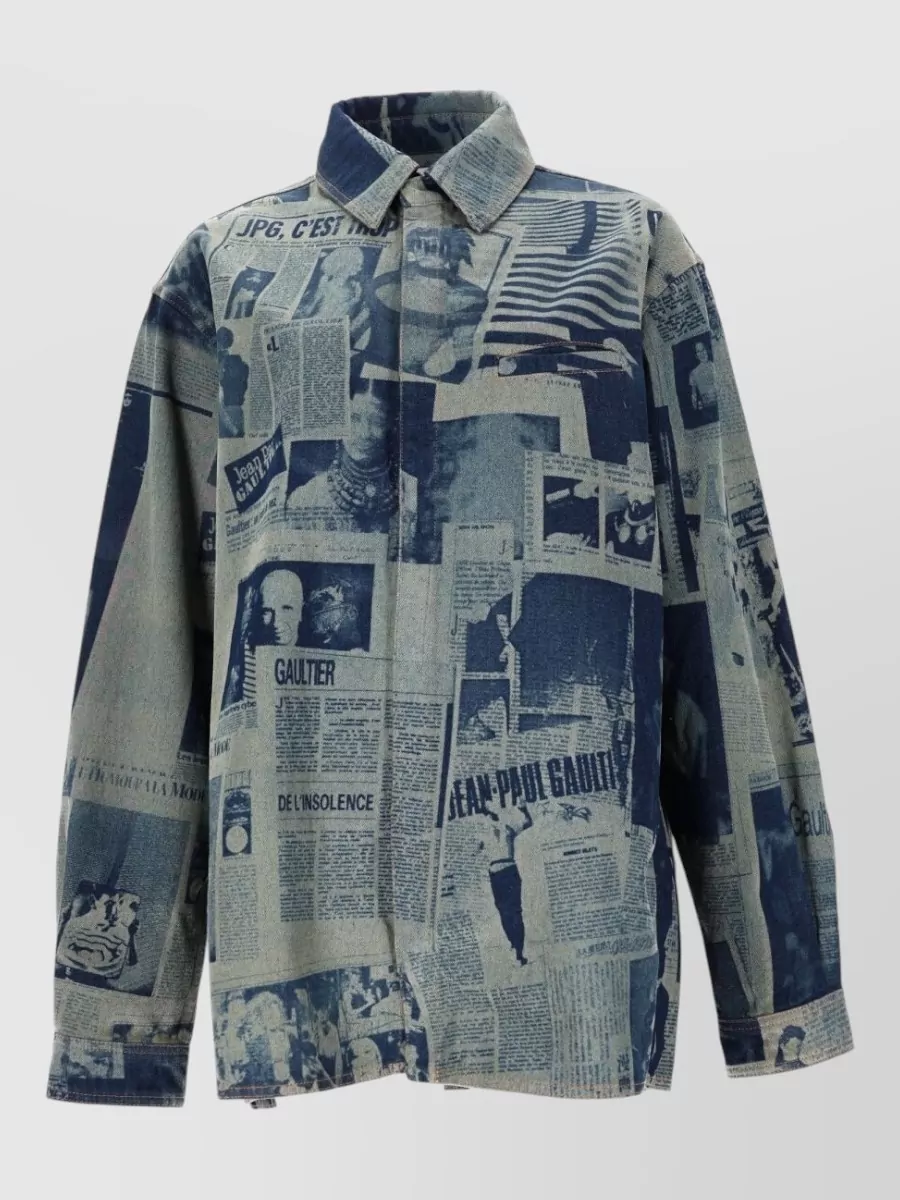 Jean Paul Gaultier printed shirt