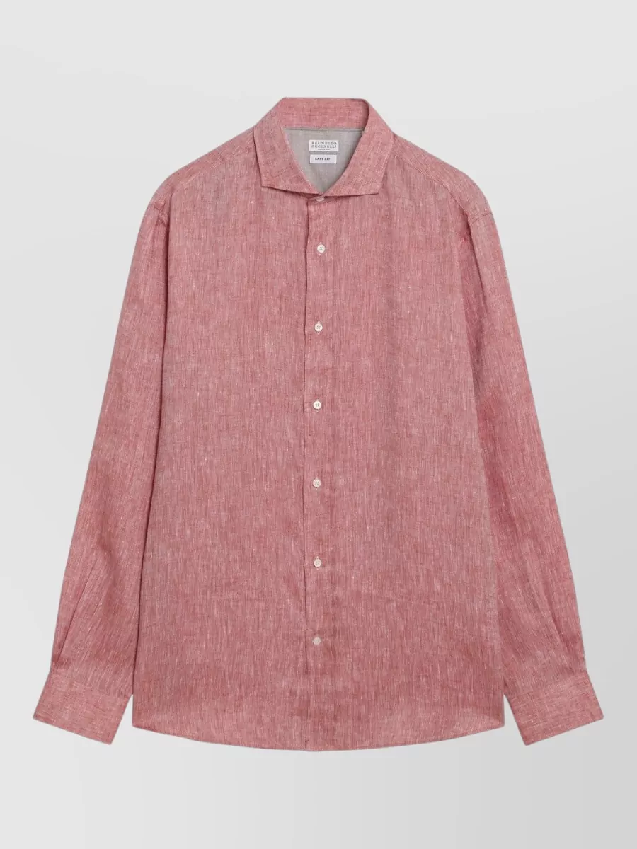 Brunello Cucinelli Lightweight Long Sleeves Mens Shirt