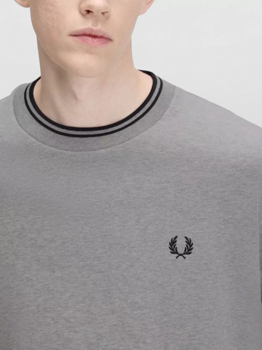 Fred Perry Cotton Logo Sweatshirt
