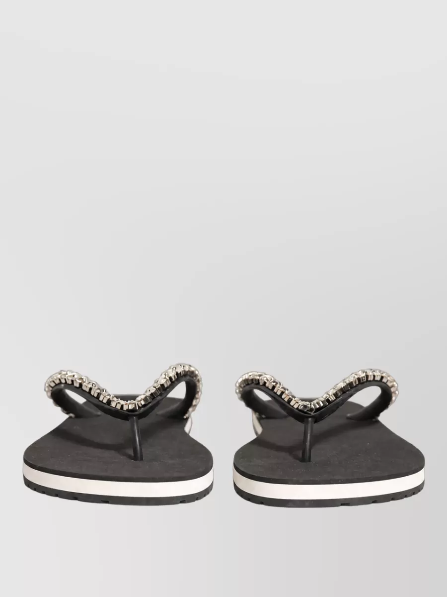 Dolce&Gabbana Embellished Flip Flops