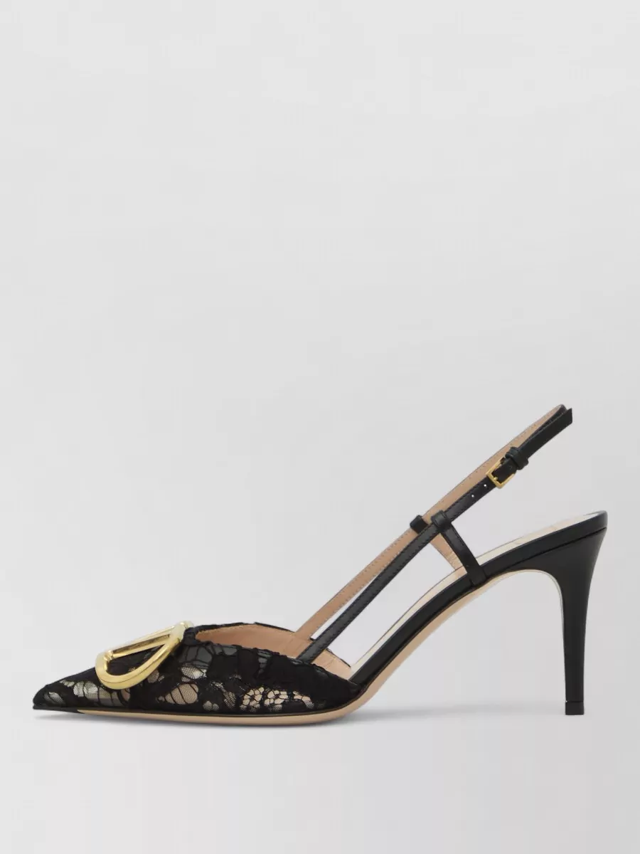 Valentino Garavani Lace Slingback Pumps