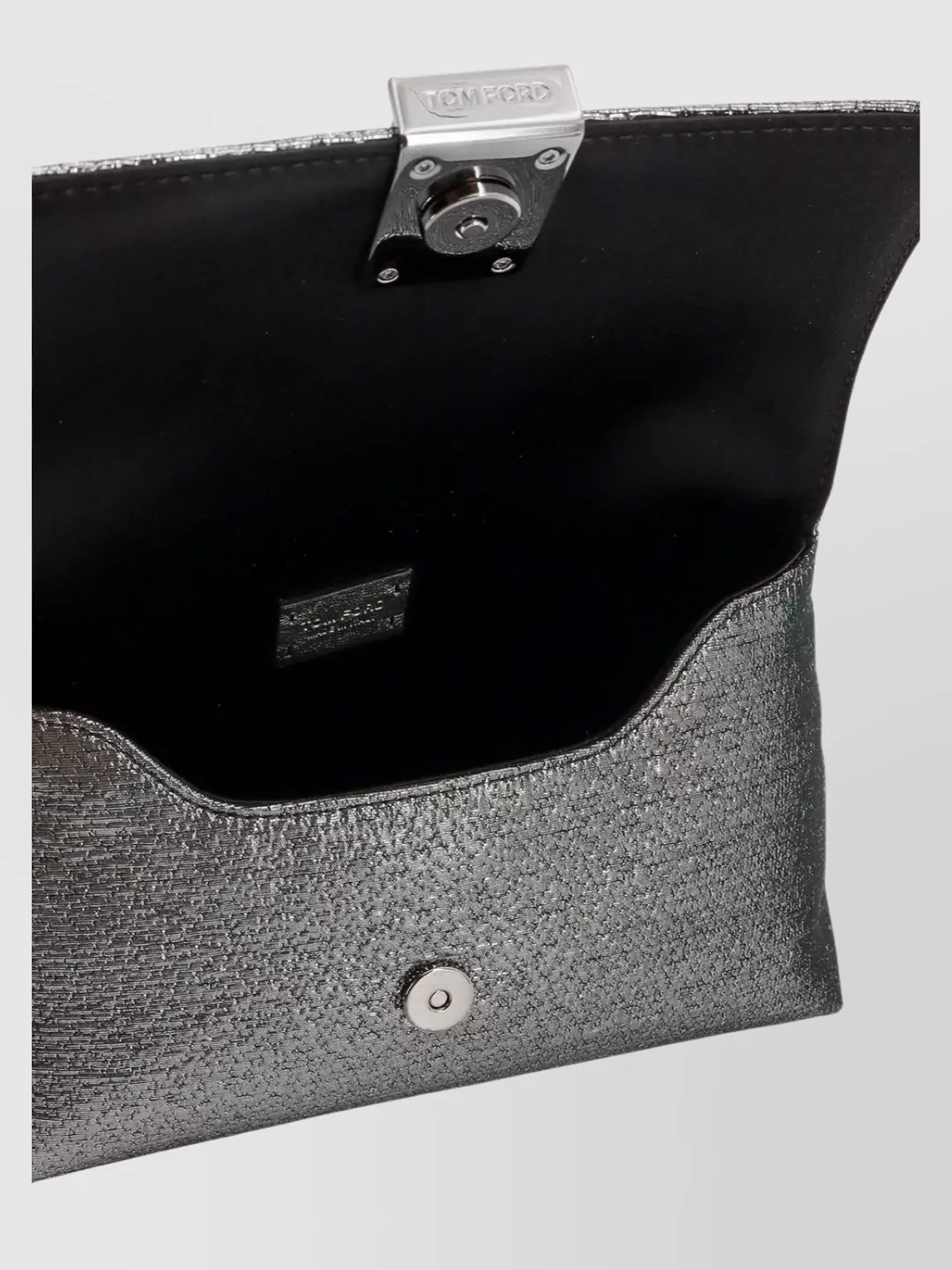 Tom Ford Metallic Clutch With Removable Chain Strap