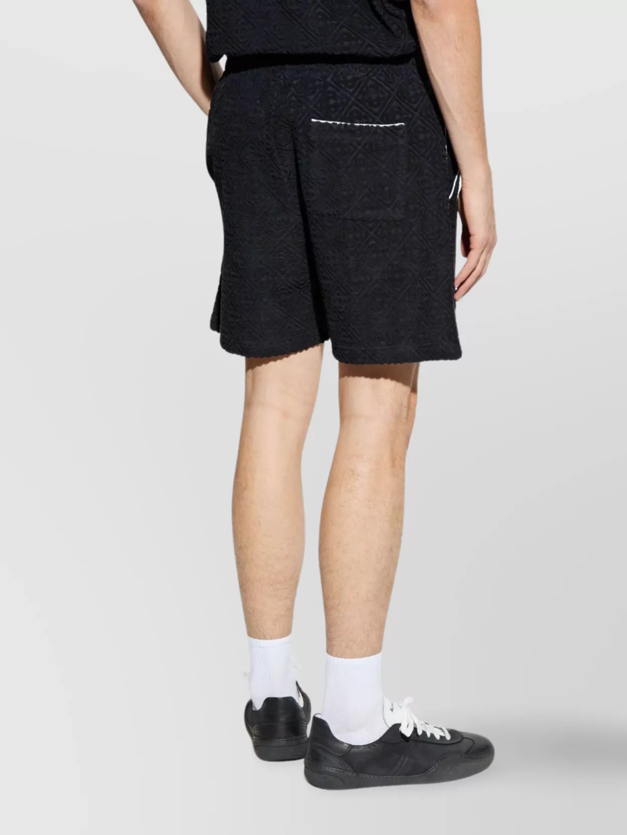 Casablanca Tailored Shorts Textured Fabric
