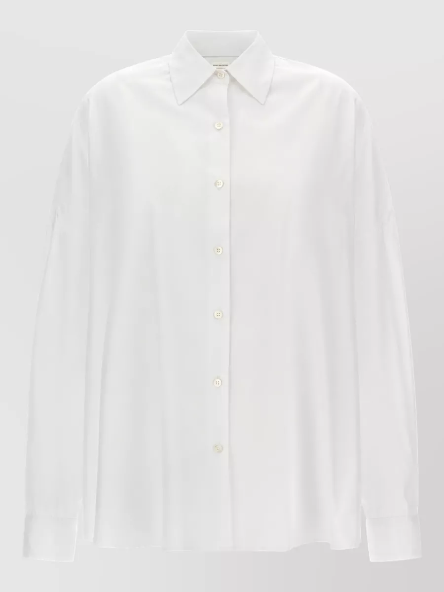 Dries Van Noten oversized cotton shirt