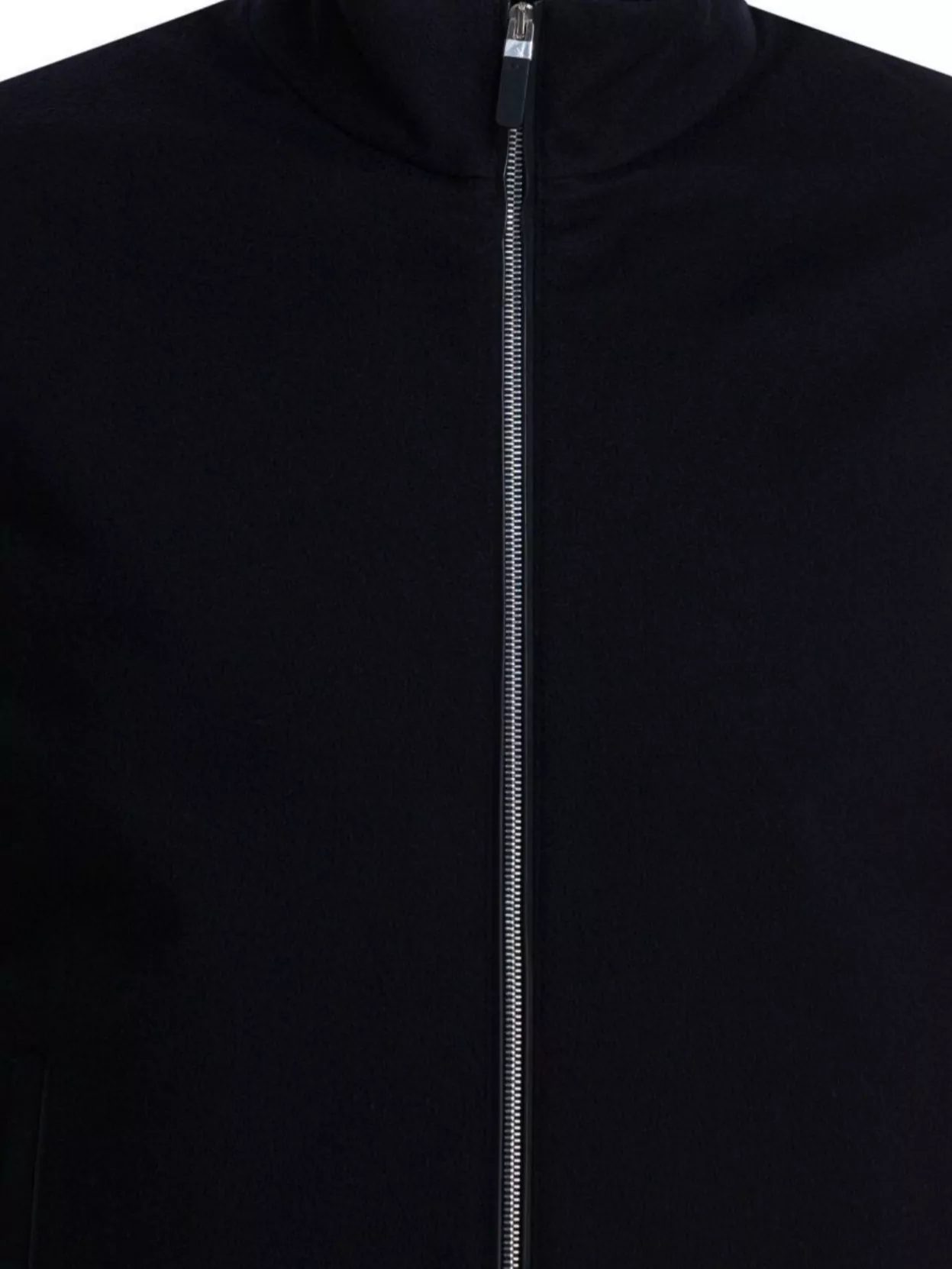 Zegna Stylish Jackets With Ribbed Sleeves And Pockets In Black