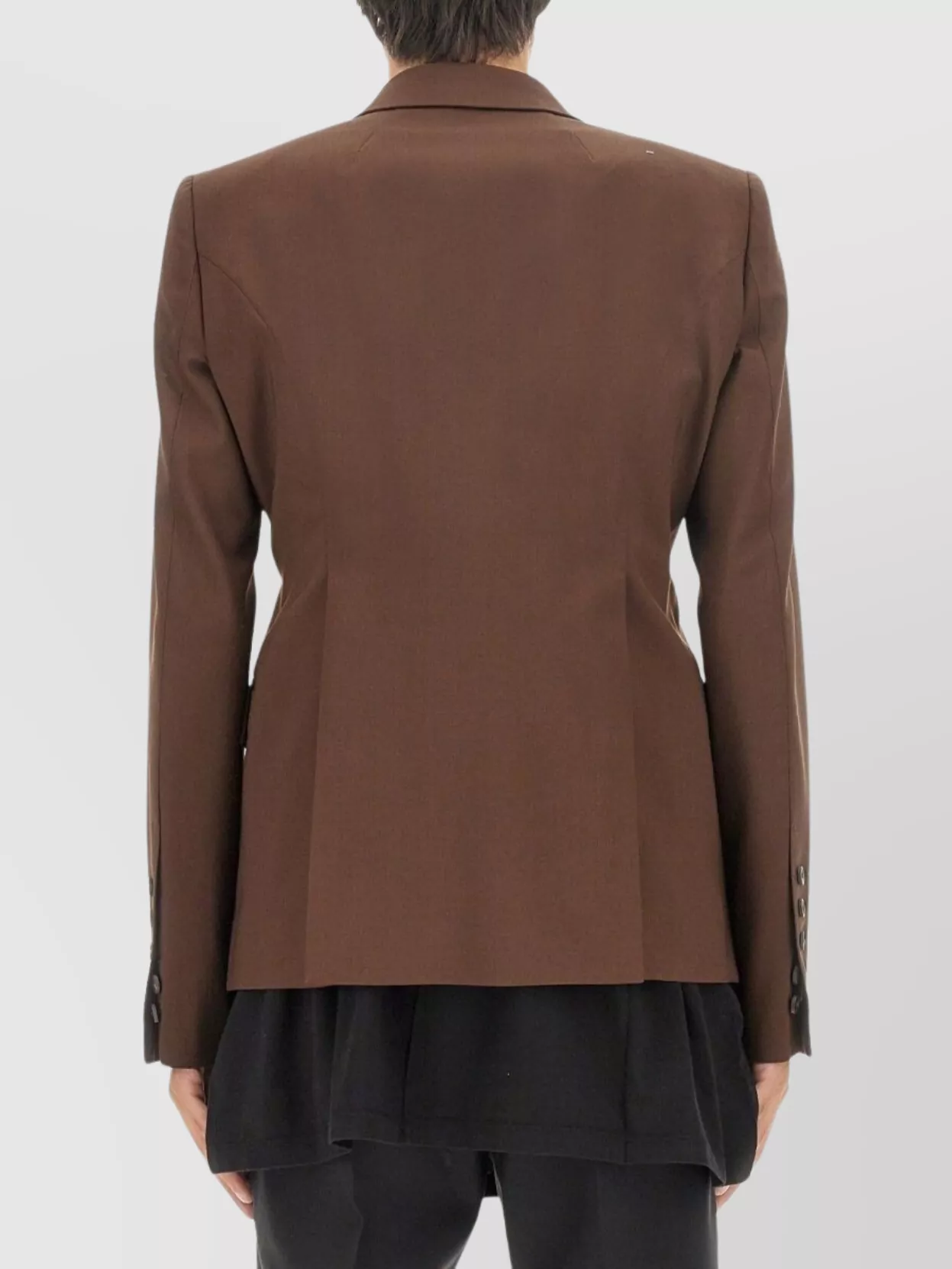 Rick Owens Blazer Fitted Notched Lapel