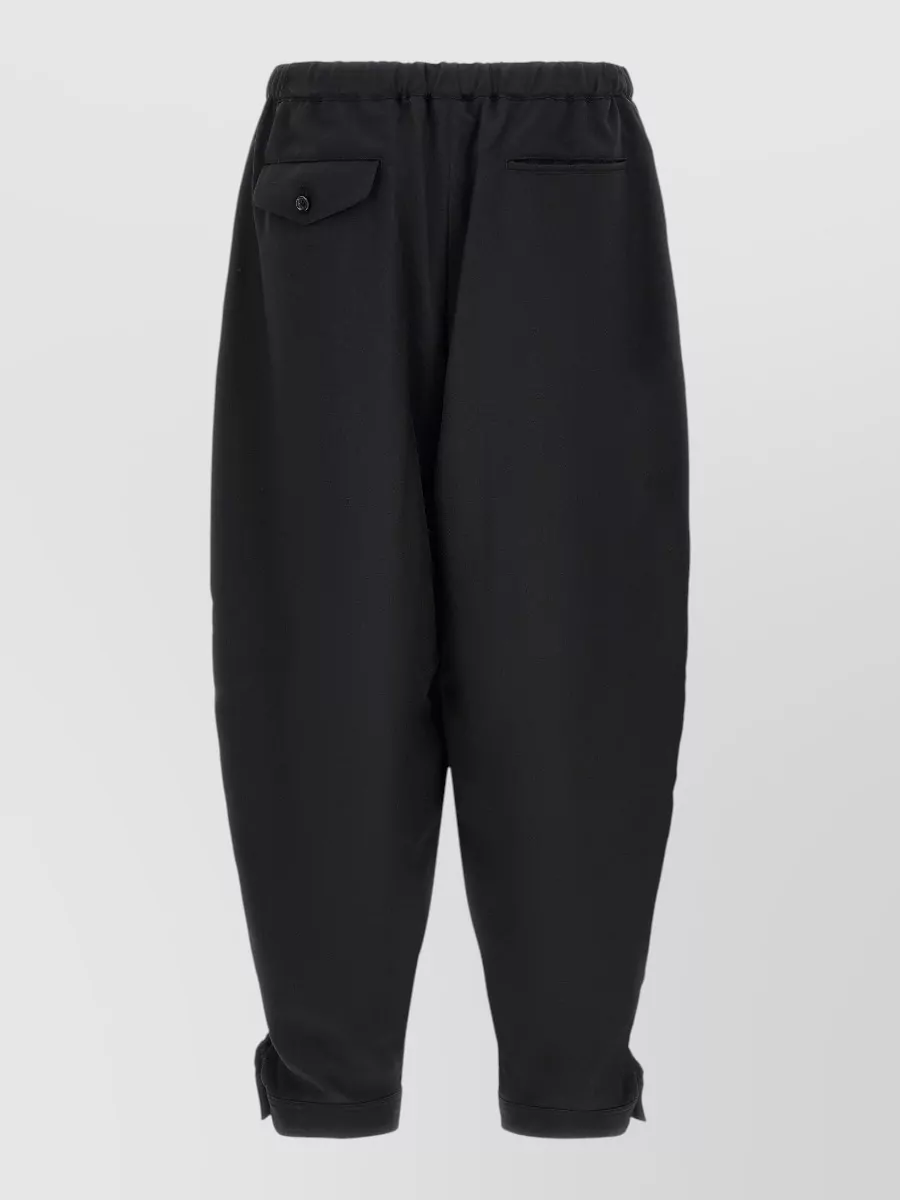 Comme Des Garçons Paneled Barrel-Leg Trousers