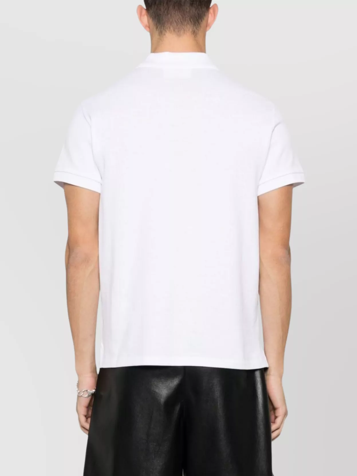 Ami Paris Cotton Piqué Logo-Embroidered Polo Shirt