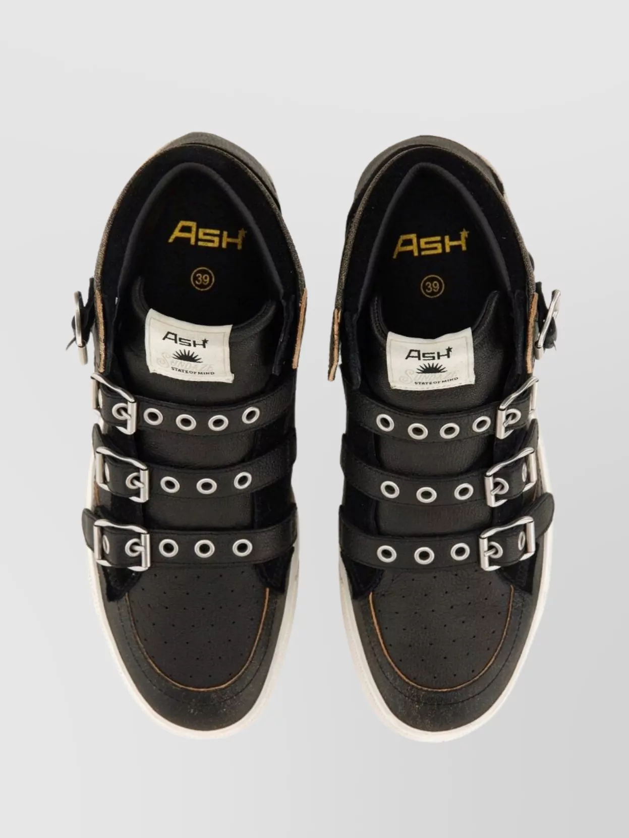 Ash Star High-Top Rubber Sole Sneaker