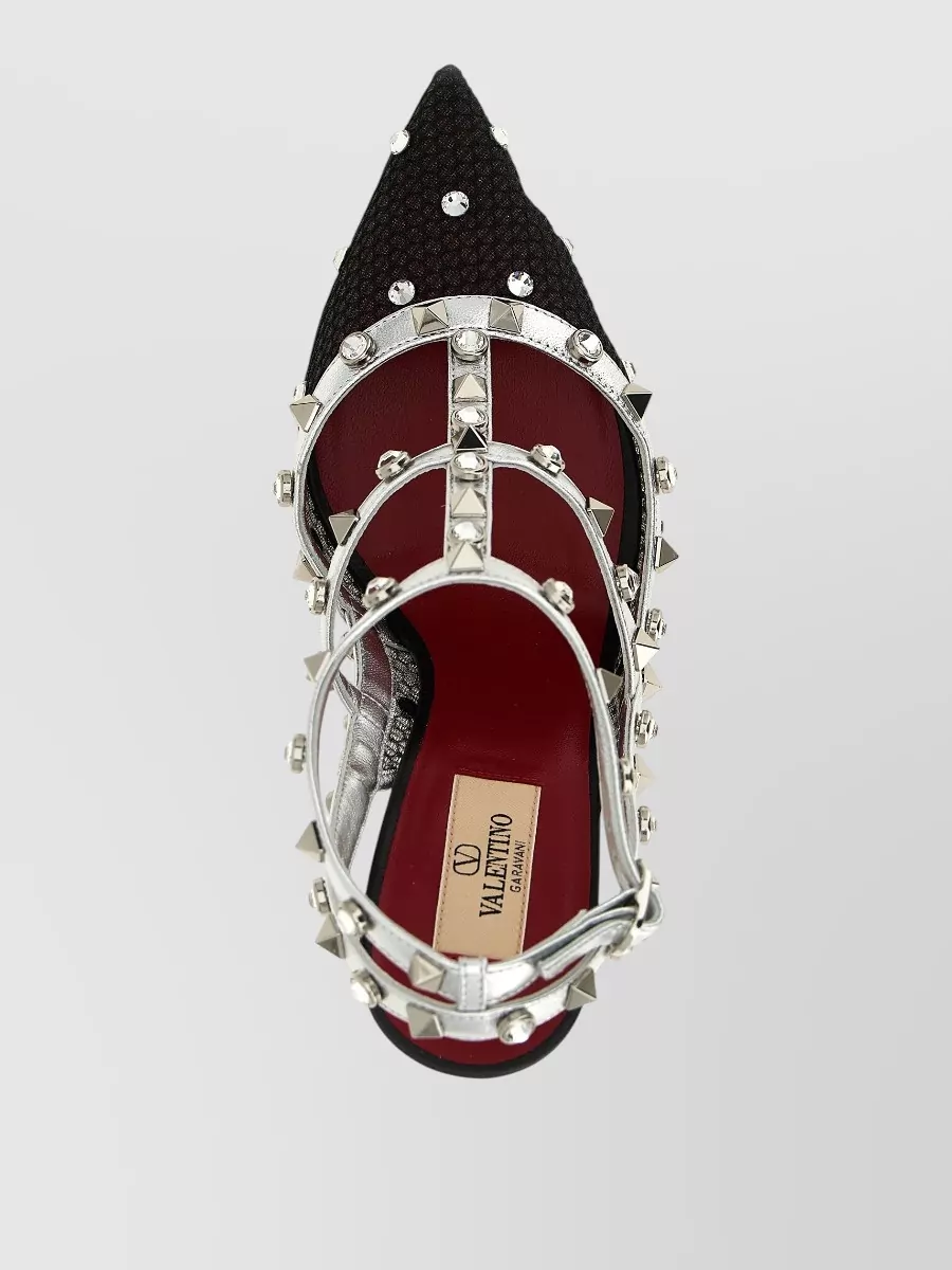 Valentino Garavani Rockstud Lace Pumps