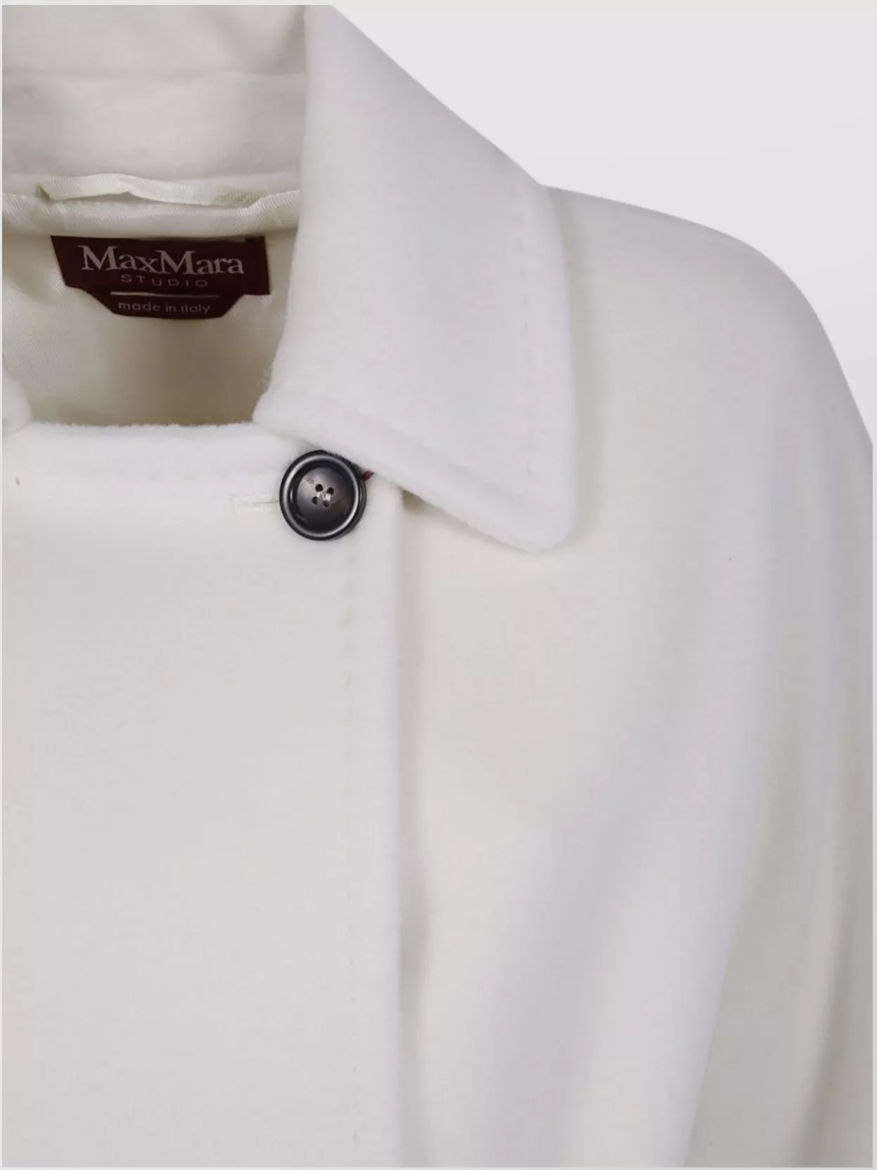 S Max Mara Tenzone Coat With Button And Belt