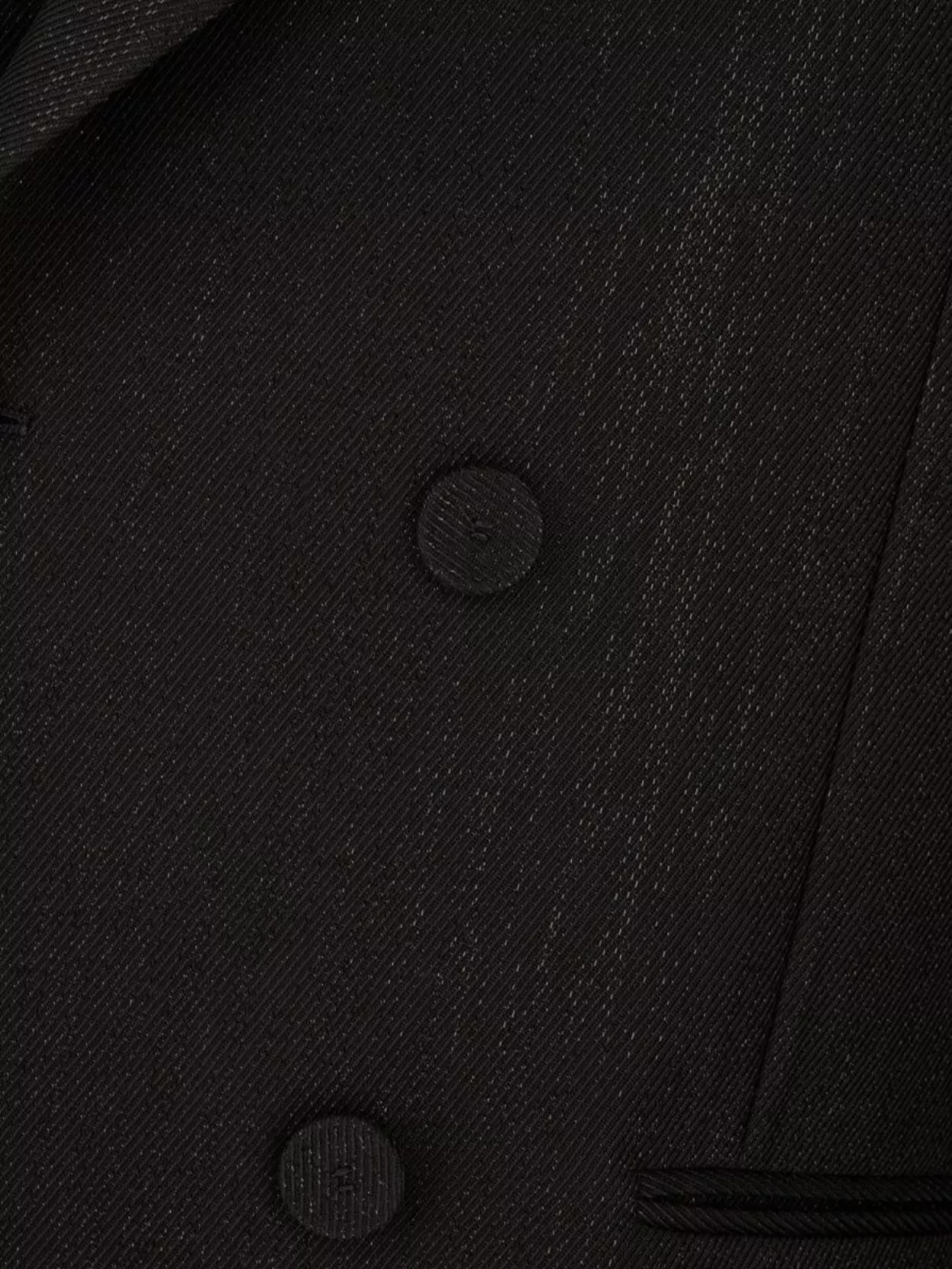 Fendi Wool Blend Blazer Lurex Threads