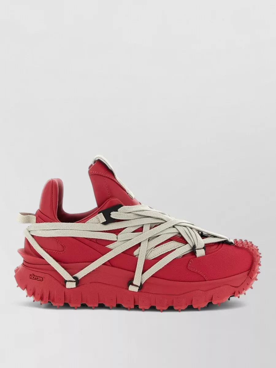 Rick Owens Moncler Trailgrip Megalace High Top Sneakers