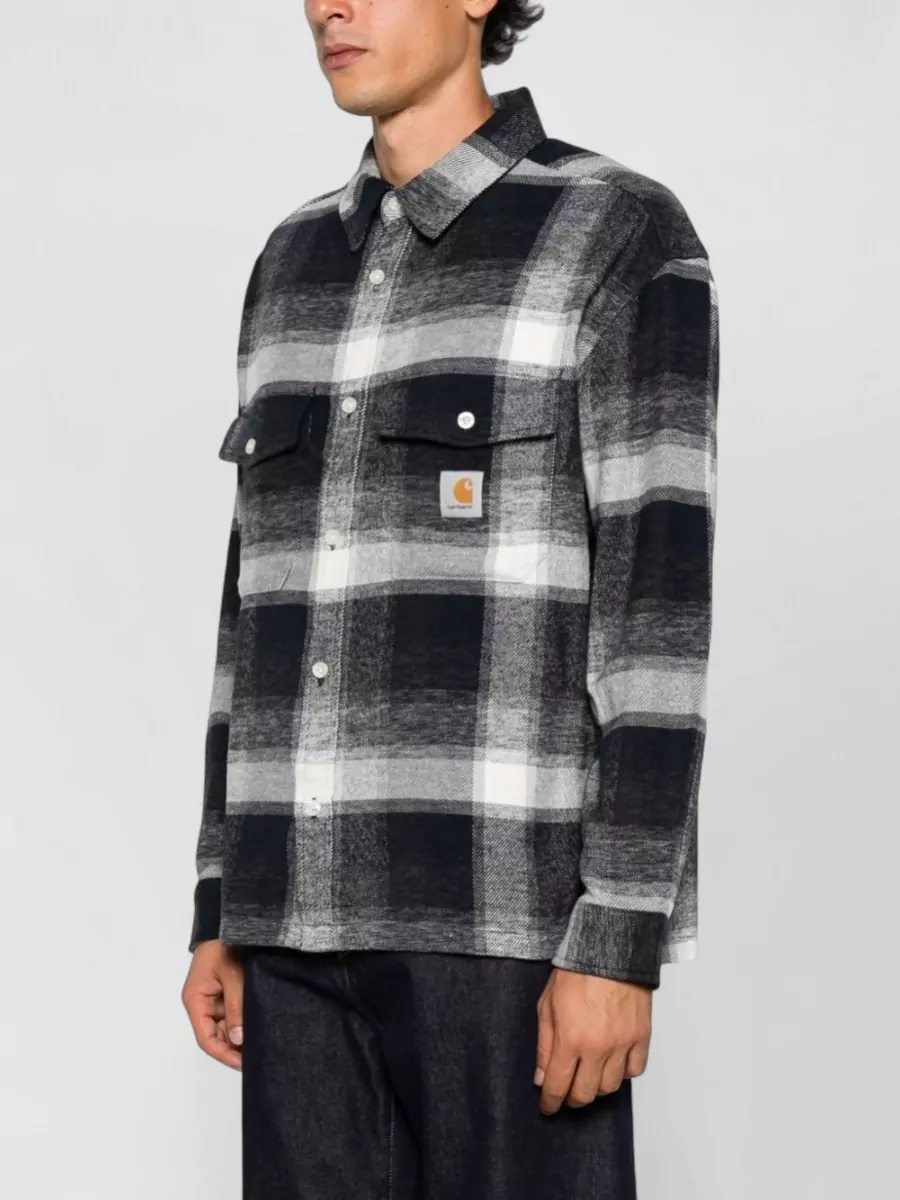 Carhartt Wip Checked Cotton Relaxed-Fit Shirt Jacket