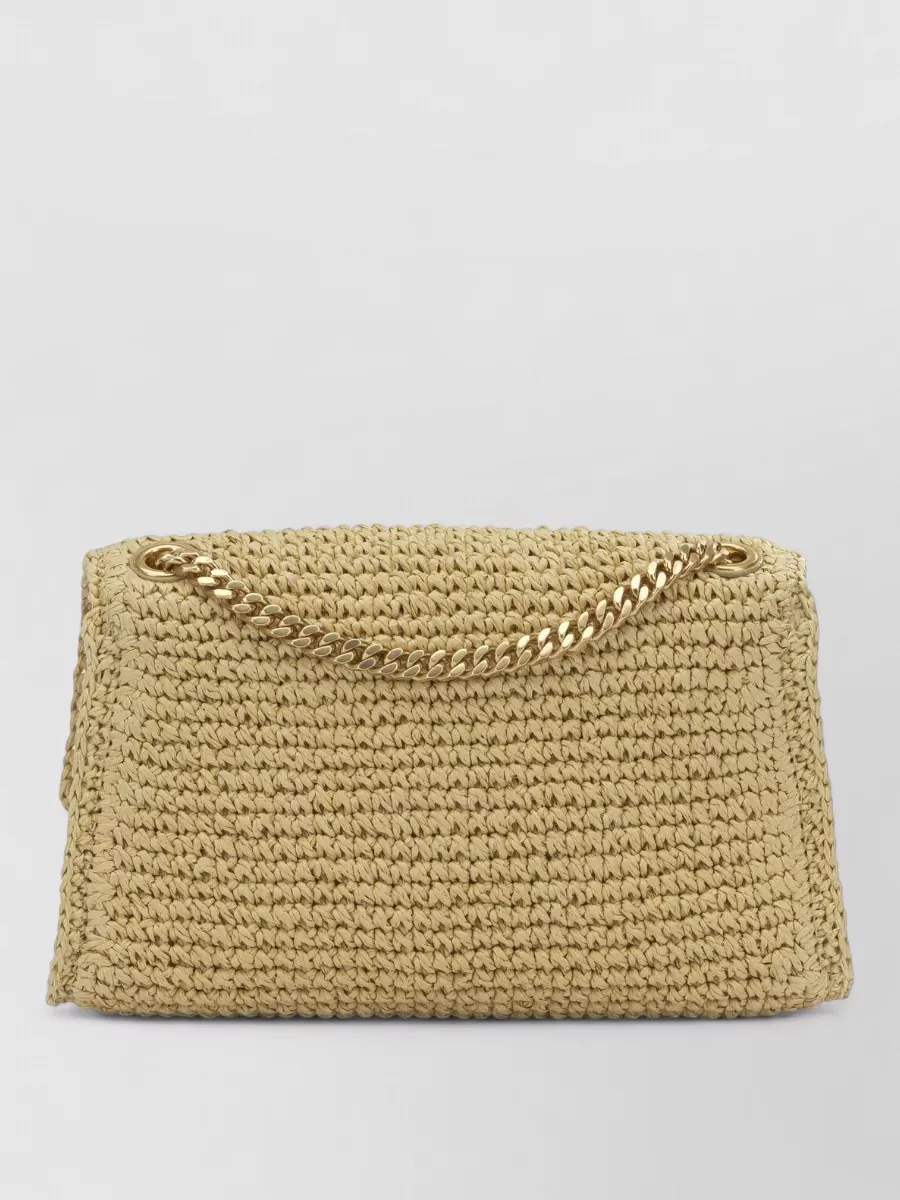 Tory Burch Kira Mini Raffia Crossbody Bag