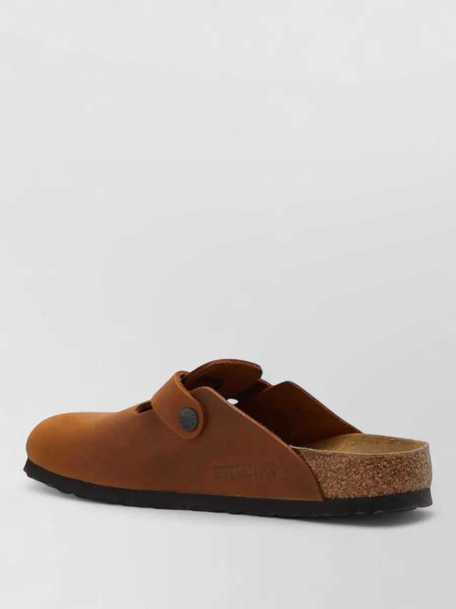 Birkenstock Sandal Boston Open Back Round Toe Flat