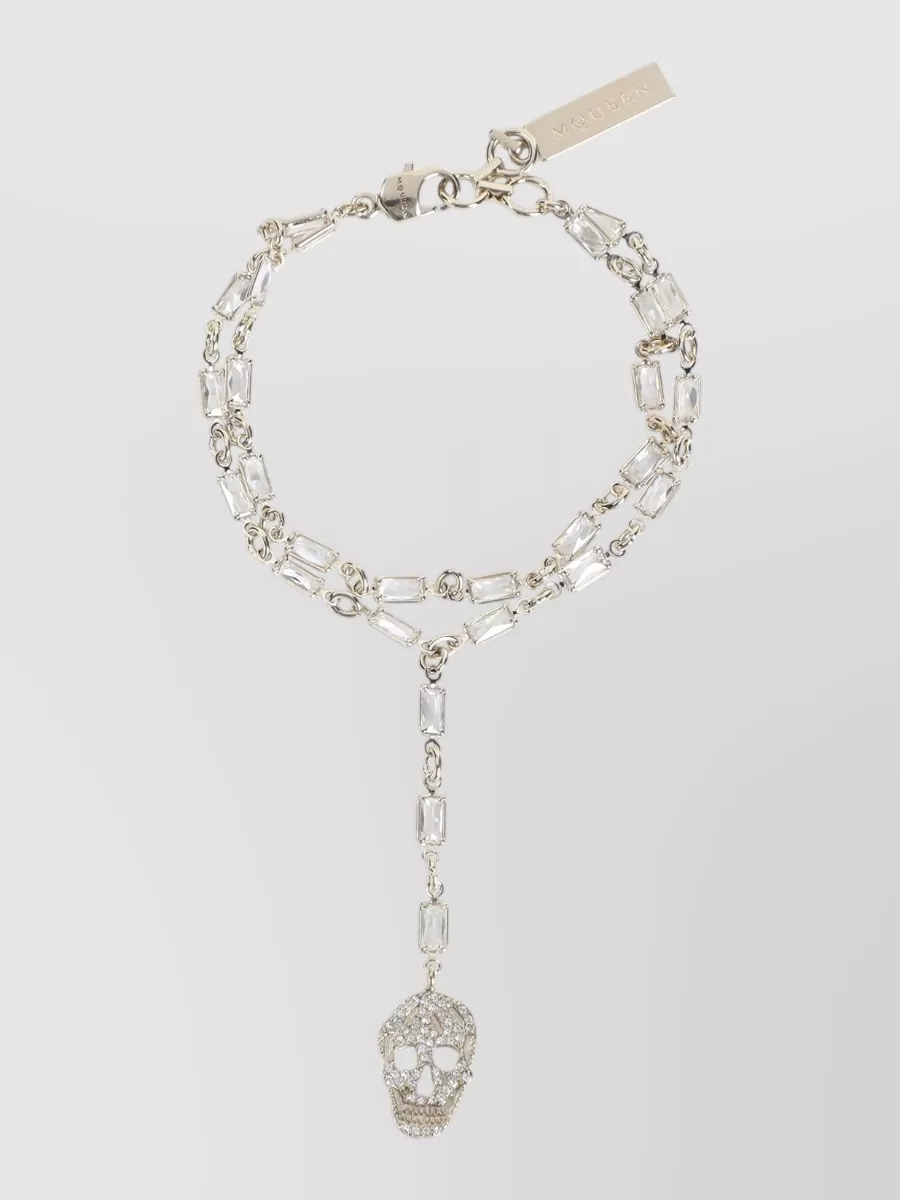 Alexander McQueen skull charm bracelet