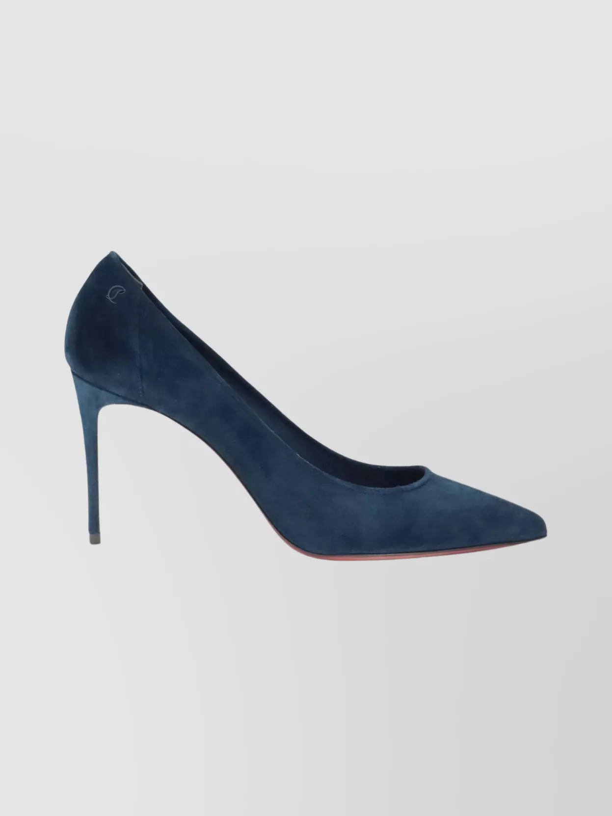 Christian Louboutin Chic Velvet Pointed Toe Pumps In Blue