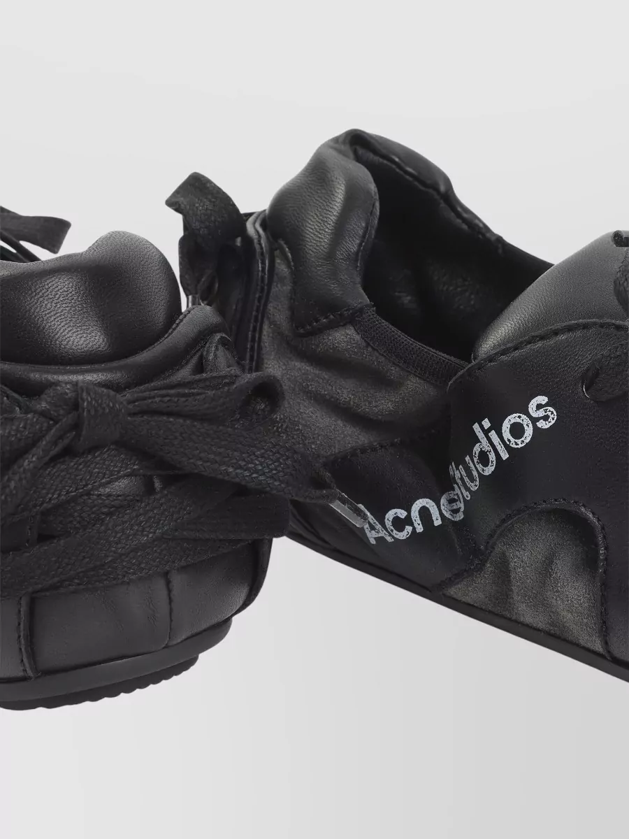Acne Studios Low Top Sneakers Round Toe Rubber Sole