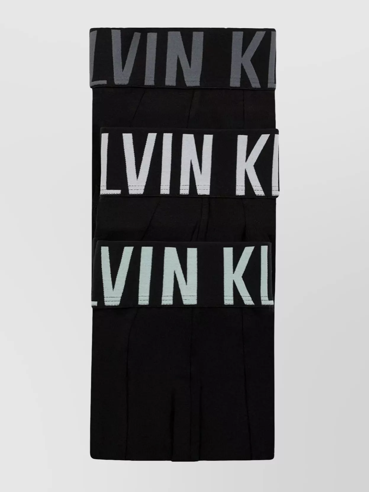 Calvin Klein Three Pack Trunks Elastic Waistband