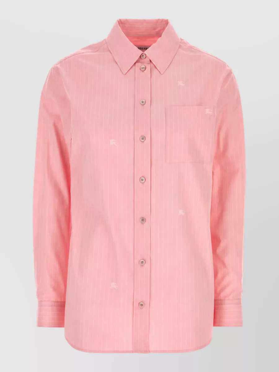 Burberry Embroidered cotton shirt
