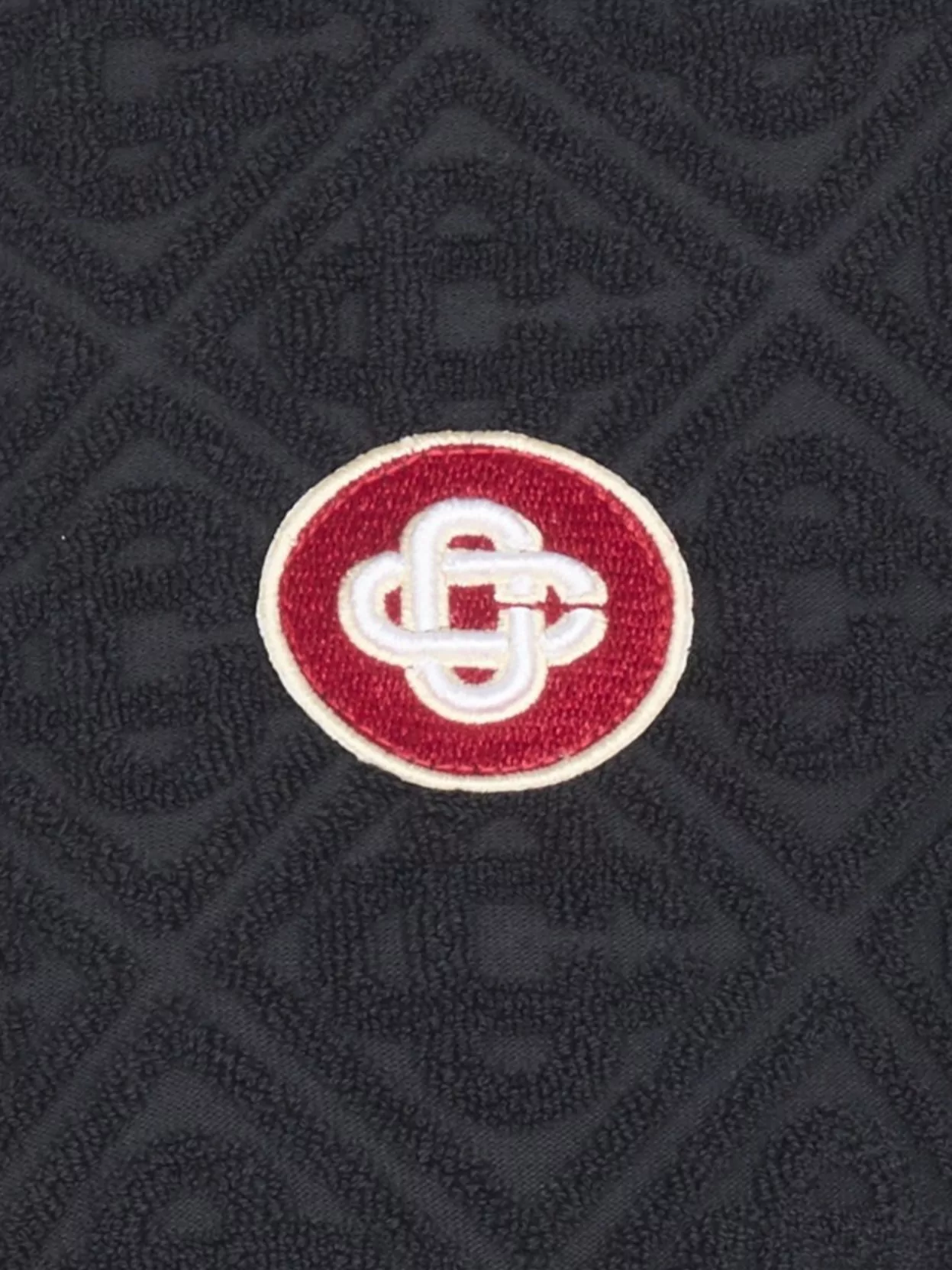Casablanca Monogrammed Terry Polo Shirt