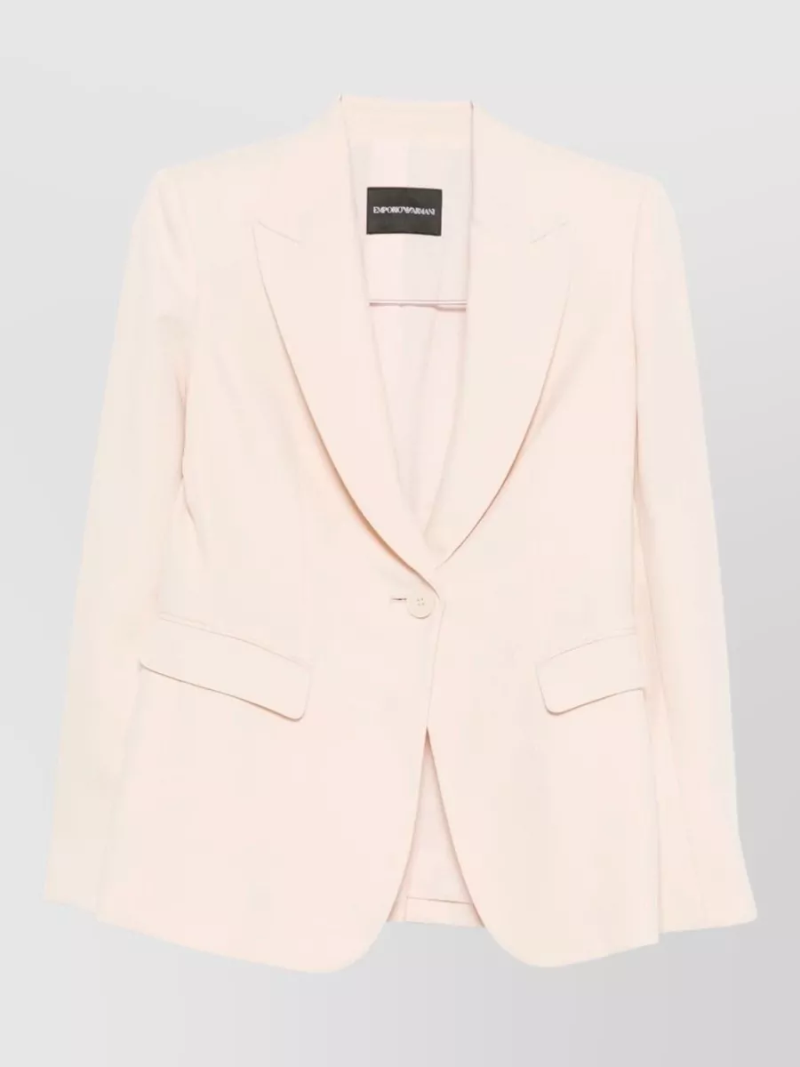 Emporio Armani single-breasted tailored blazer