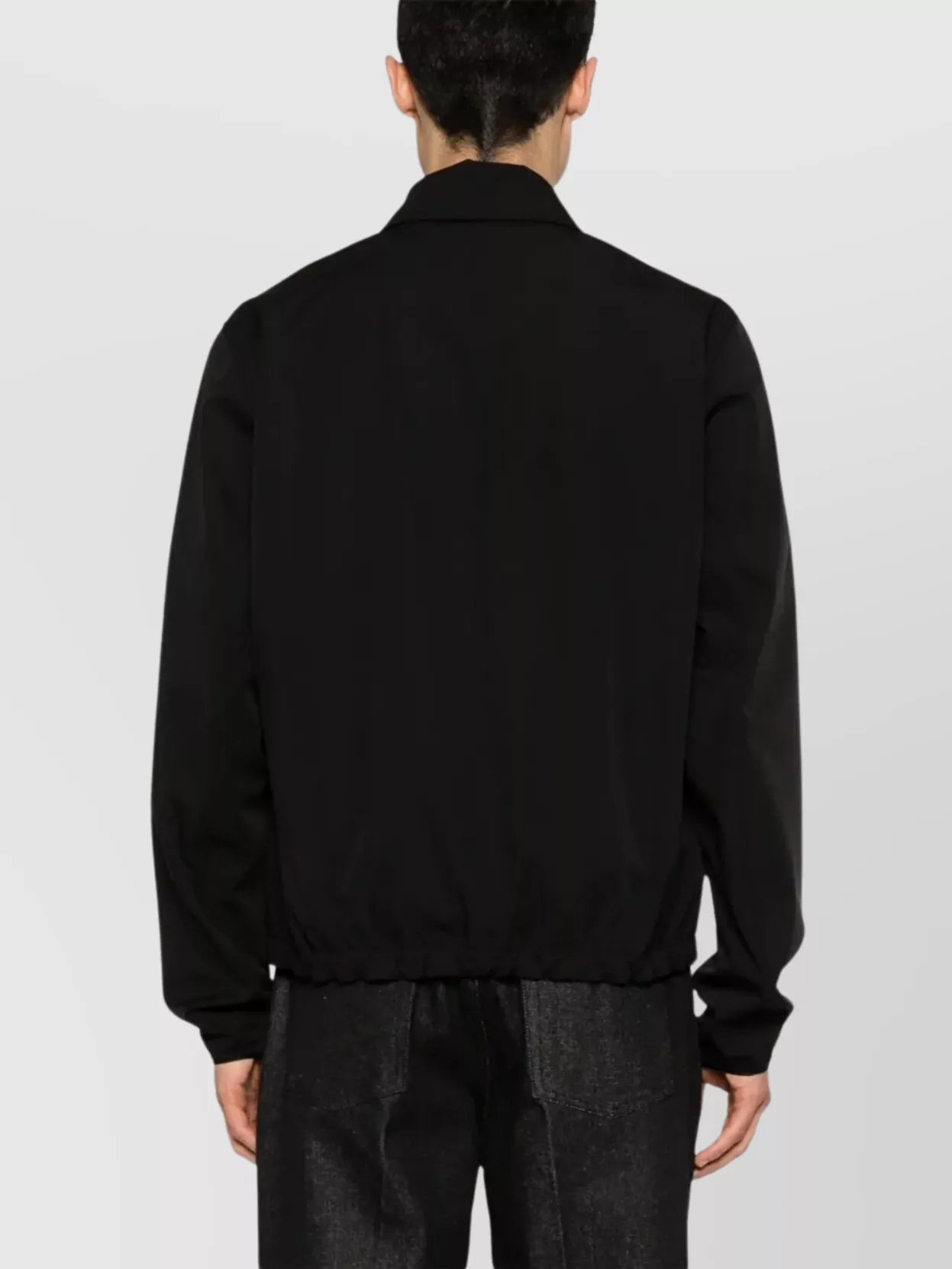 Moncler Hemmed Jacket With Collar And Zip Pockets