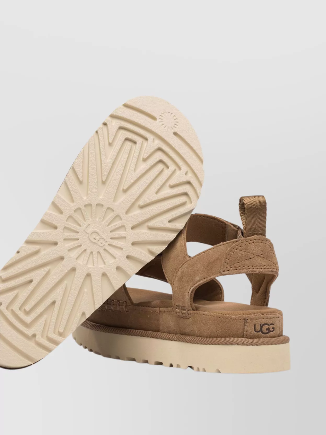 Ugg Open Toe Sandals Textured Sole