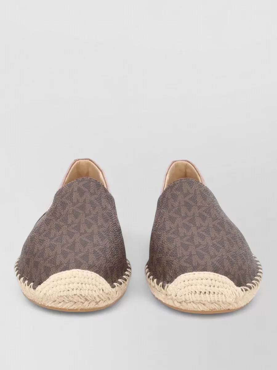 Michael Kors Kenzie Round Toe Espadrilles Two Tone Sole