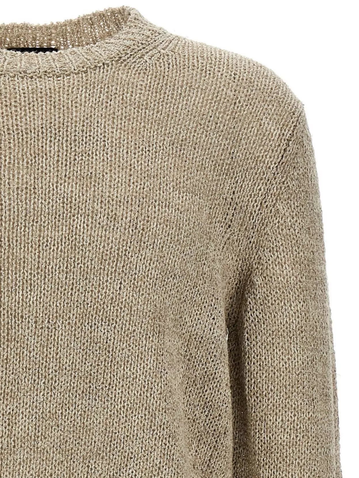 Roberto Collina Crew Neck Textured Knit Sweater