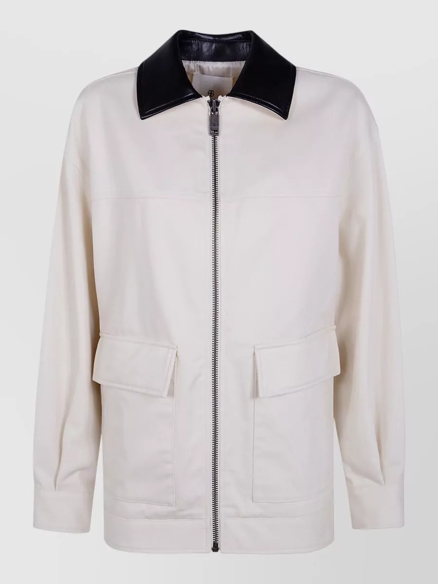 Anine Bing Cotton Single Breasted Coat
