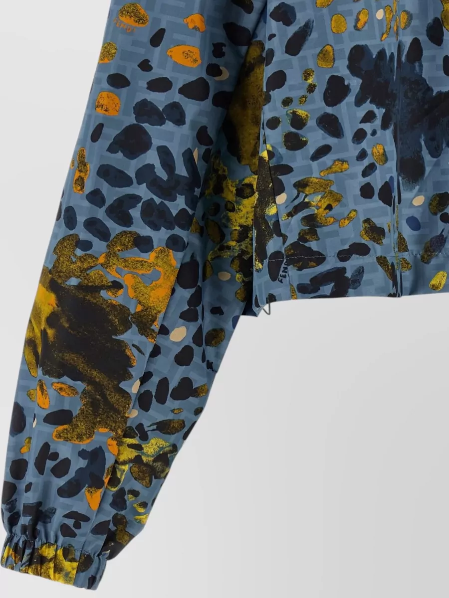 Fendi Reversible Cropped Bomber Jacket