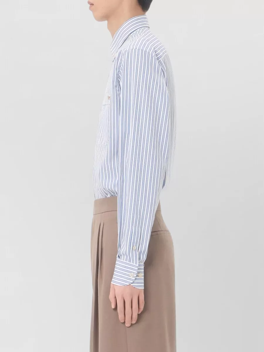 Valentino Garavani Striped Cotton Poplin Shirt