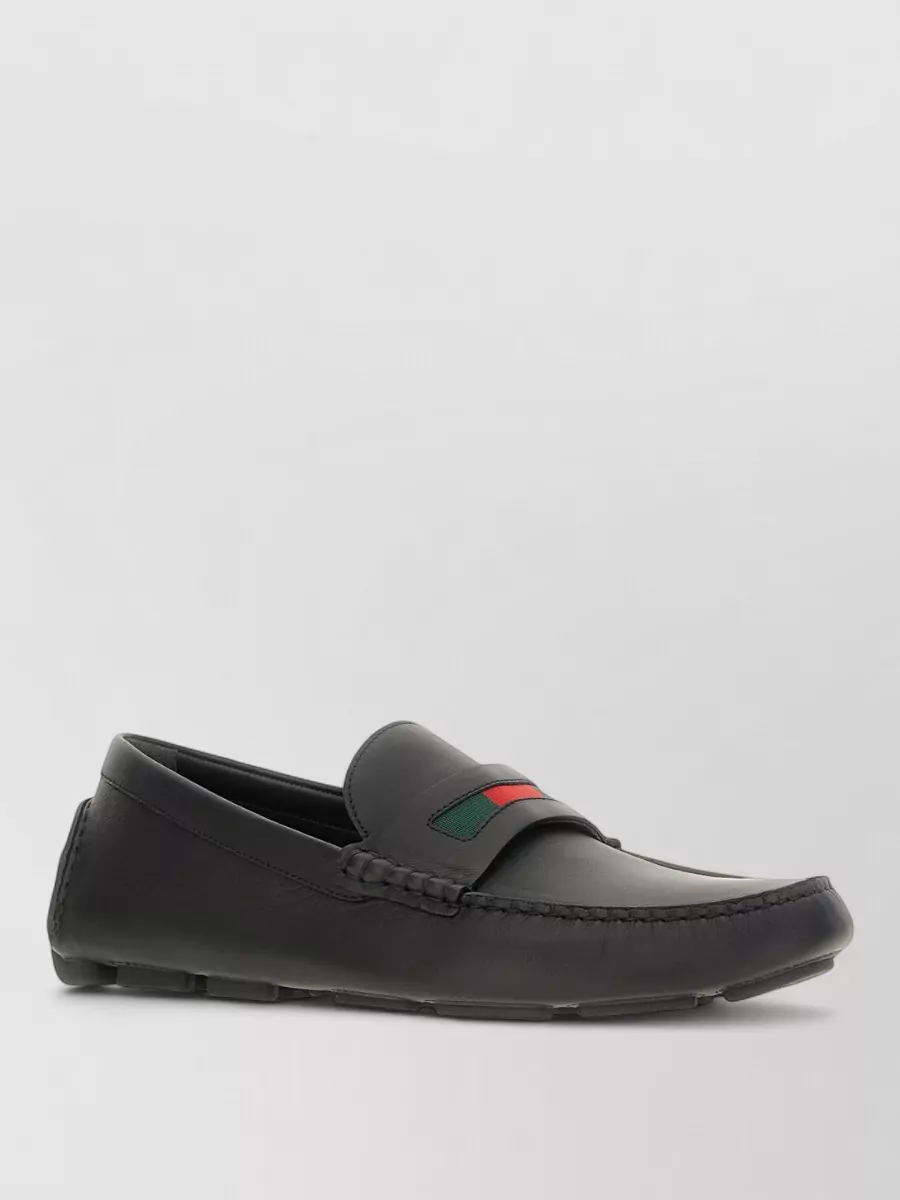 Gucci leather driver loafers