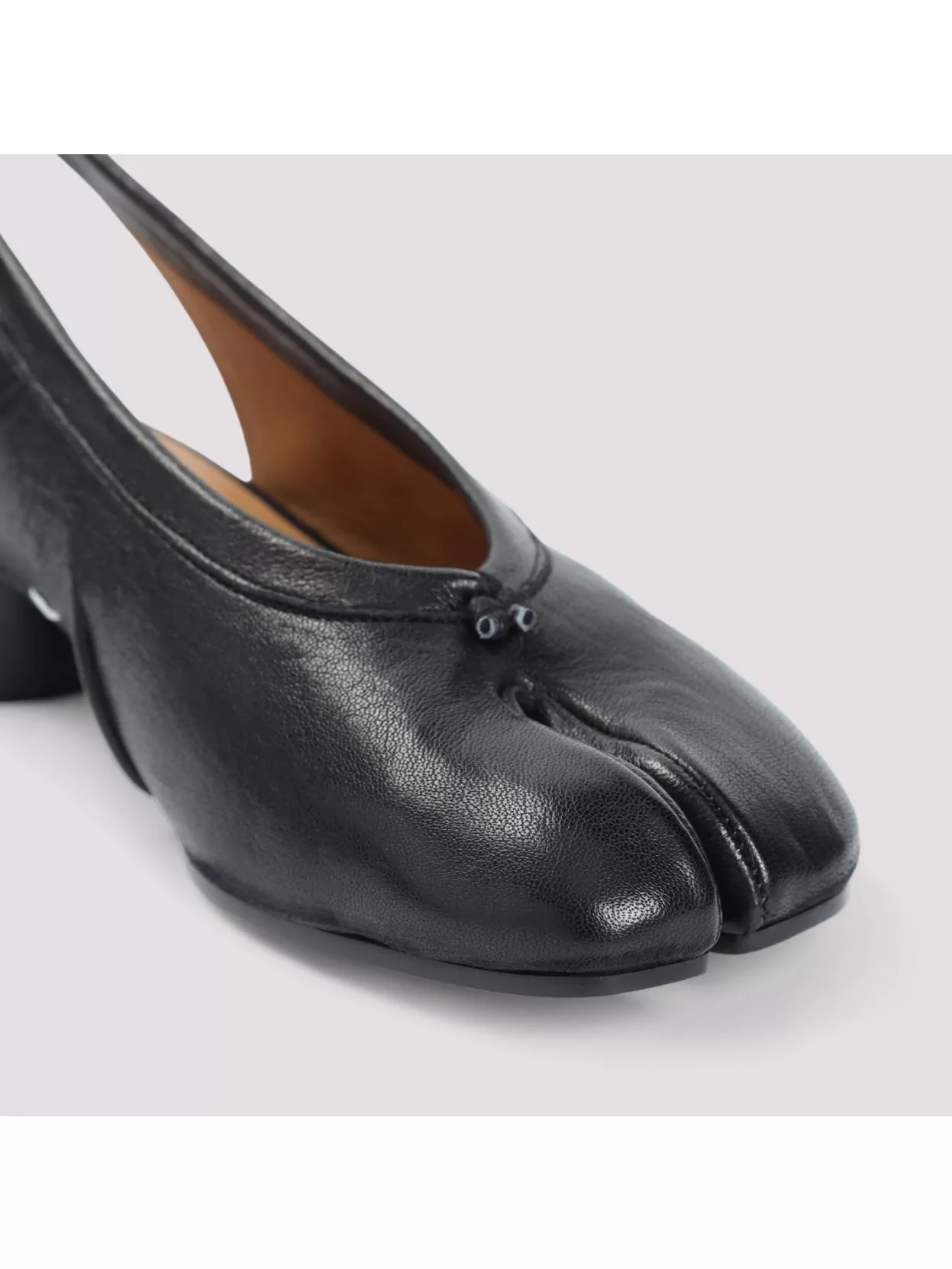 Maison Margiela Tabi Split Toe Slingback Block Heel Ballerina