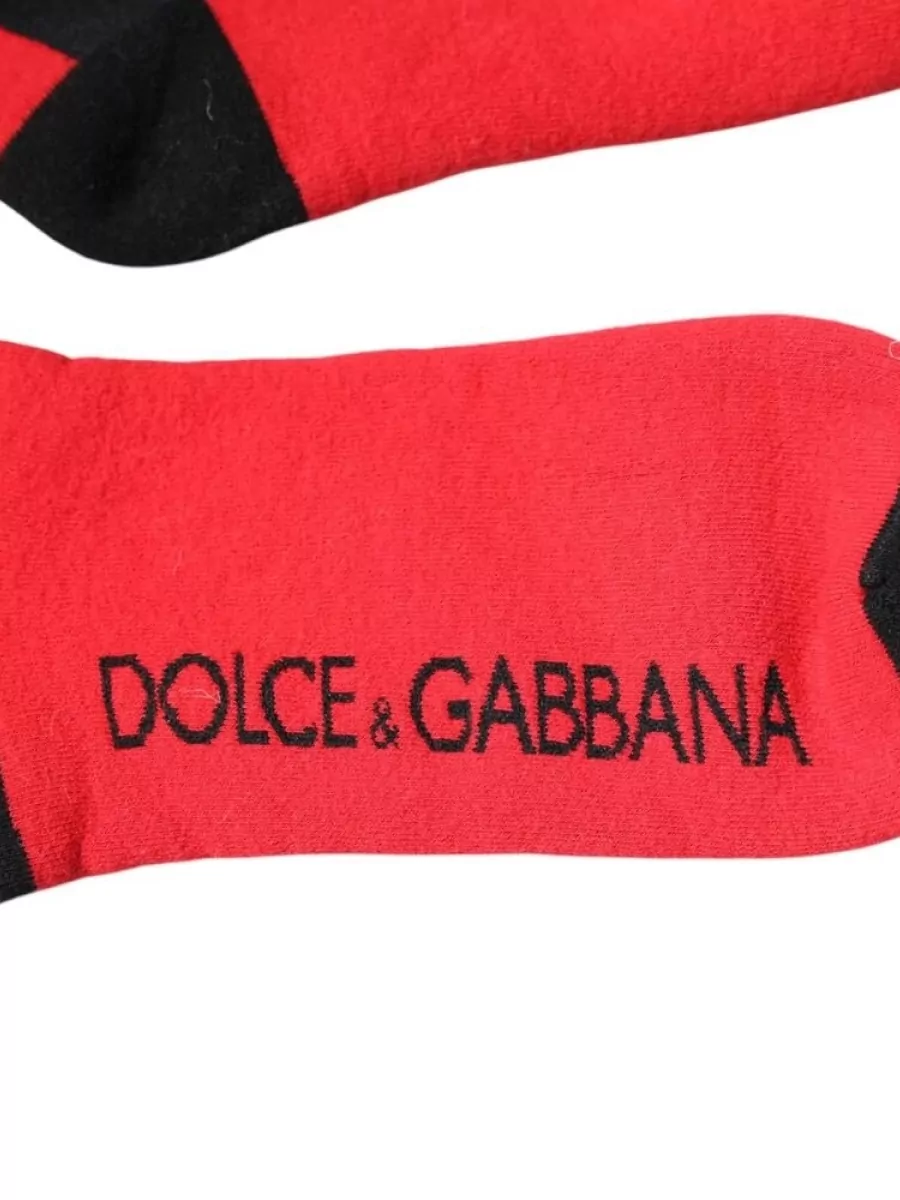 Dolce&Gabbana Striped Knee-High Socks