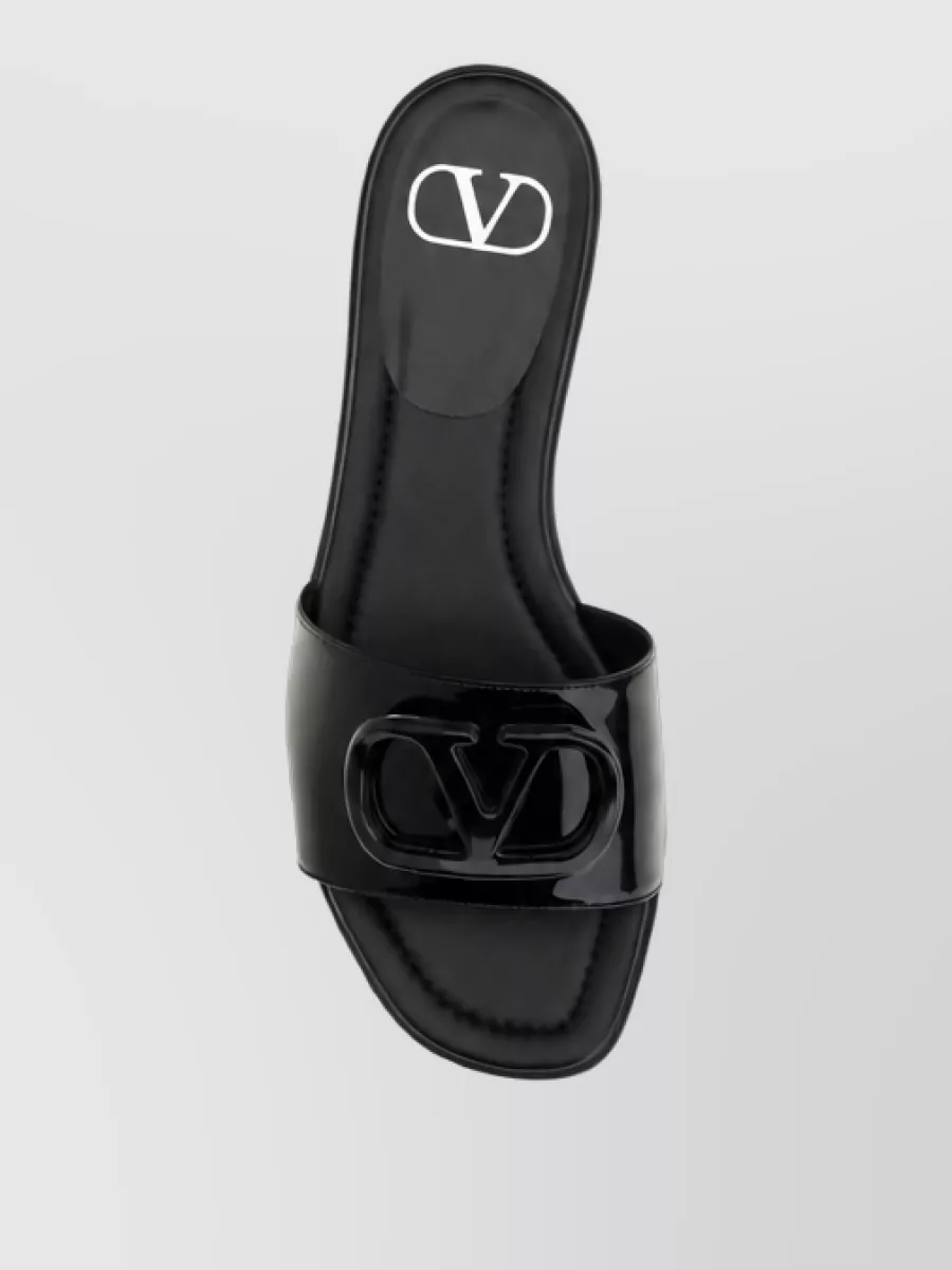 Valentino Garavani Leather Slide Sandals