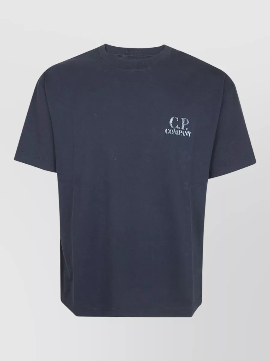 C.P. Company ribbed crew-neck logo-print t-shirt