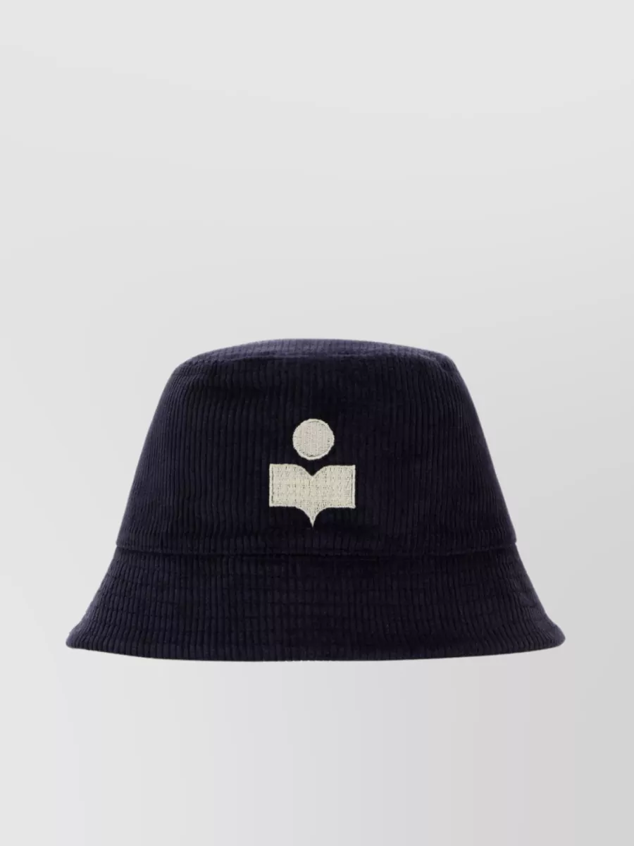 Shop Isabel Marant Wide Brim Corduroy Bucket Hat In Black
