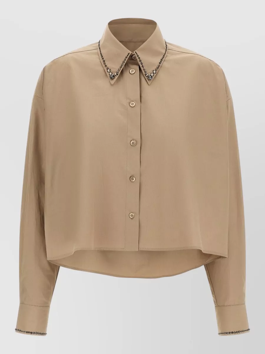 Fabiana Filippi cotton cropped shirt