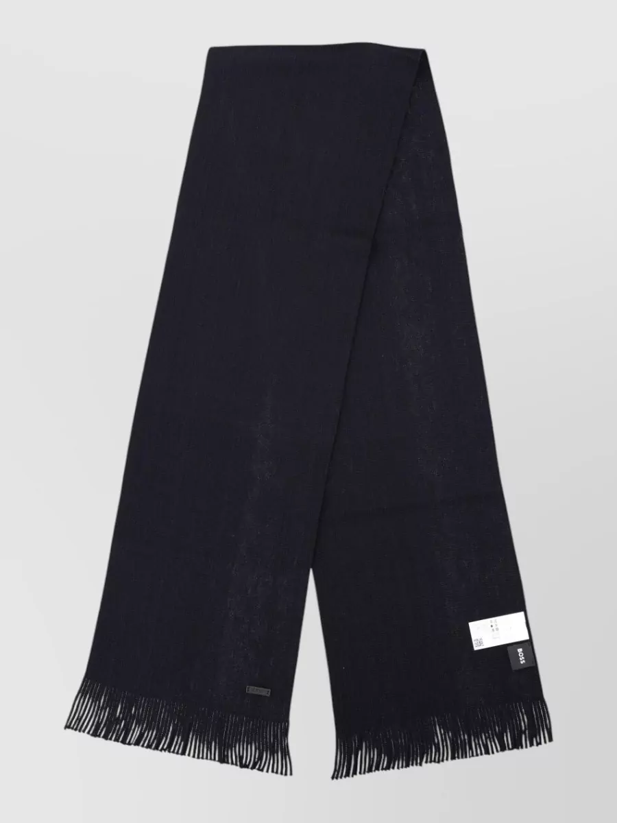 Boss wool scarf